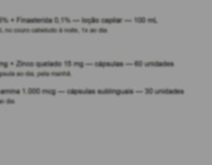 Receita ilegível de exemplo